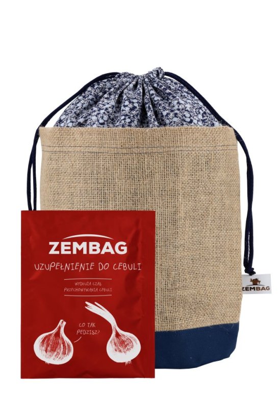 Niebieski kwiatowy Zembag na 2 kg cebuli