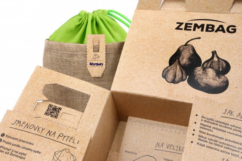 Dárkový balíček Zembag na brambory, ovoce a zeleninu-zelený
