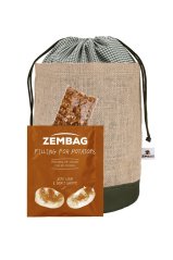 Olive green Zembag for 2,5 kg of potatoes
