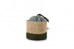 Olivgrüner Zembag für 0,75 kg Knoblauch