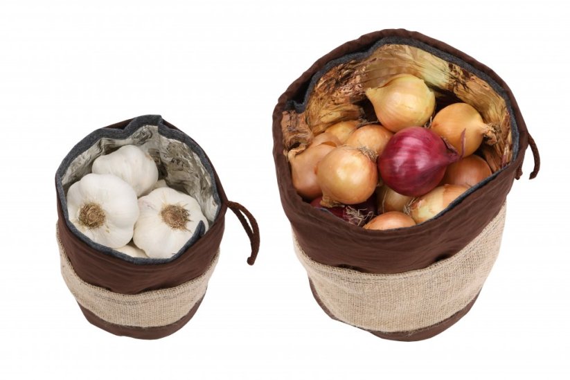 Brauner Zembag für 0,75 kg Knoblauch