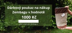 Dárkový poukaz na nákup Zembagů 1000 Kč
