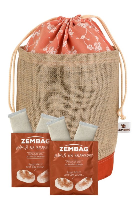 Oranžový kvetinový Zembag na 10 kg zemiakov