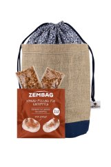 Blau geblümt Zembag für 5 kg Kartoffeln
