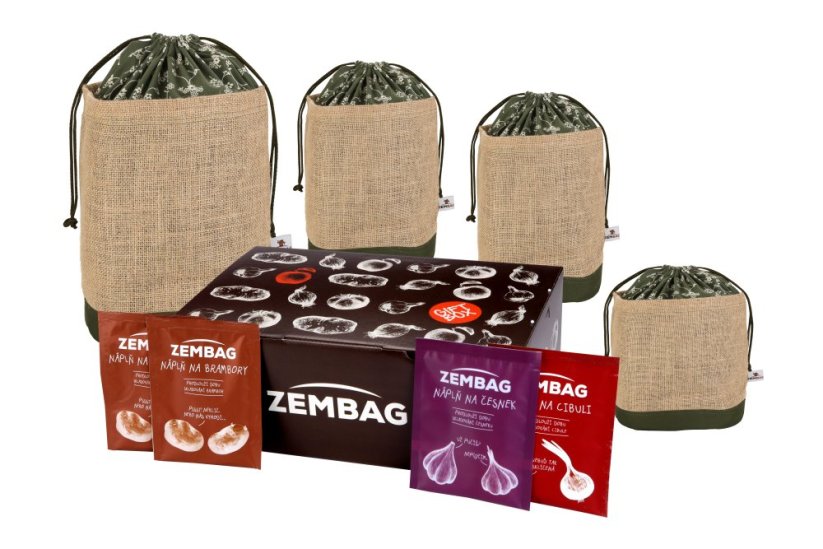Dárkový balíček Zembag - kompletní řada - khaki květinová