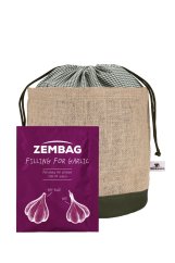 Olive green Zembag for 0.75 kg of garlic