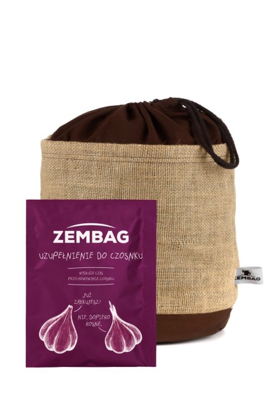 Brązowy Zembag na 0,75 kg czosnku