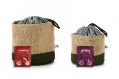 Olivově zelený Zembag na 0,75 kg česneku