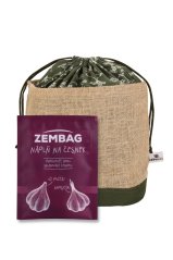 Khaki kvetinový Zembag na 0,75 kg cesnaku
