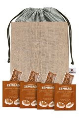 Oliwkowo-zielony Zembag na 10 kg ziemniaków