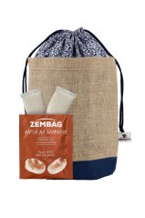 Modrý kvetinový Zembag na 5 kg zemiakov