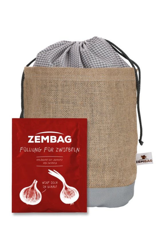 Grauer Zembag für 2 kg Zwiebeln