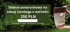 Bon podarunkowy na zakupy w sklepie internetowym Zembag.pl o wartości 250 zł