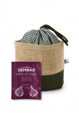 Olivově zelený Zembag na 0,75 kg česneku