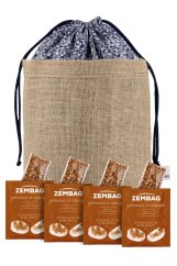 Niebieski kwiatowy Zembag na 10 kg ziemniaków