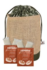Khaki květinový Zembag na 10 kg brambor