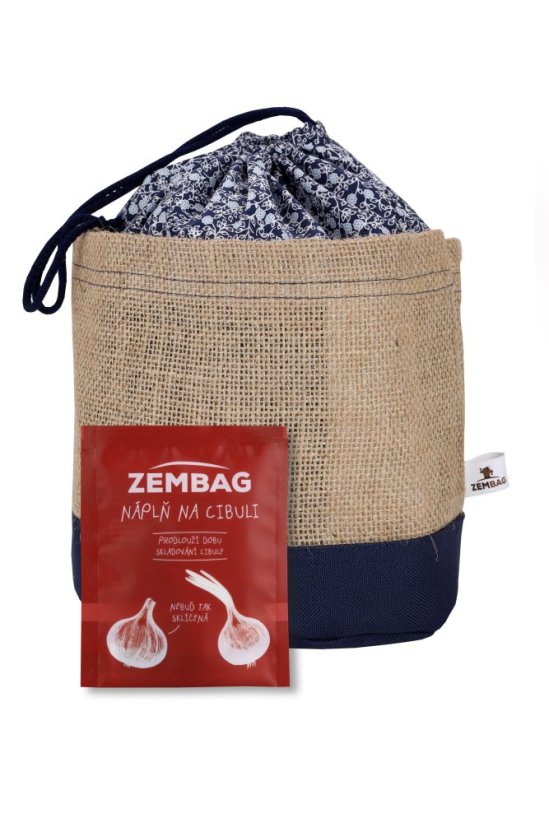 Modrý květinový Zembag na 2 kg cibule