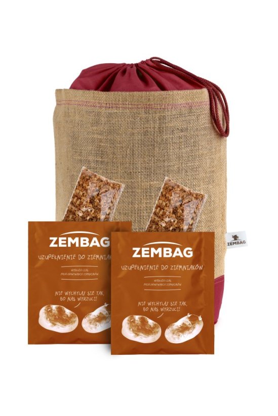 Bordowy Zembag na 5 kg ziemniaków