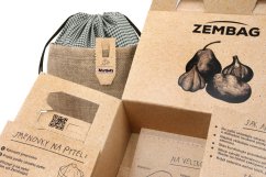 Darčekový balíček Zembag na zemiaky, ovocie a zeleninu - olivovo zelený