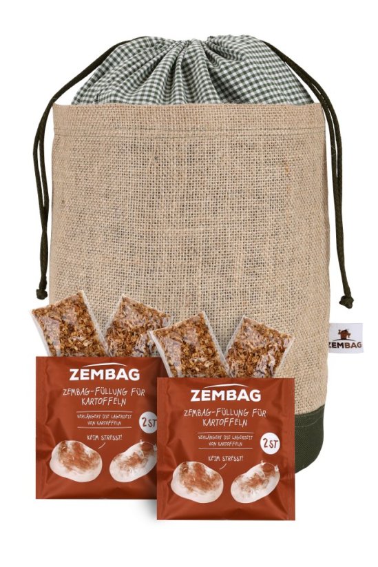 Olivgrüner Zembag für 10 kg Kartoffeln