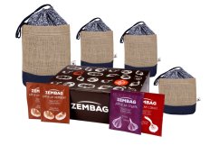 Dárkový balíček Zembag - kompletní řada - modrý květinový