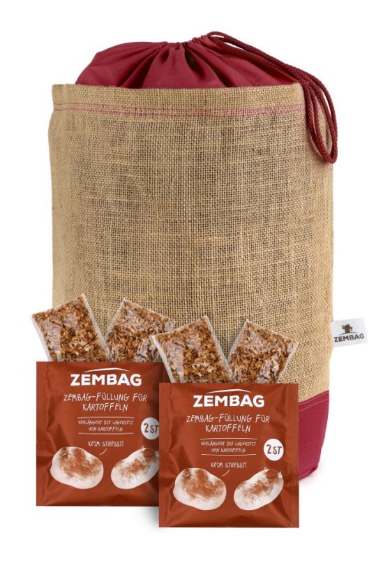Burgunderrot Zembag für 10 kg Kartoffeln