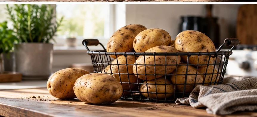 Kartoffeln in der Küche